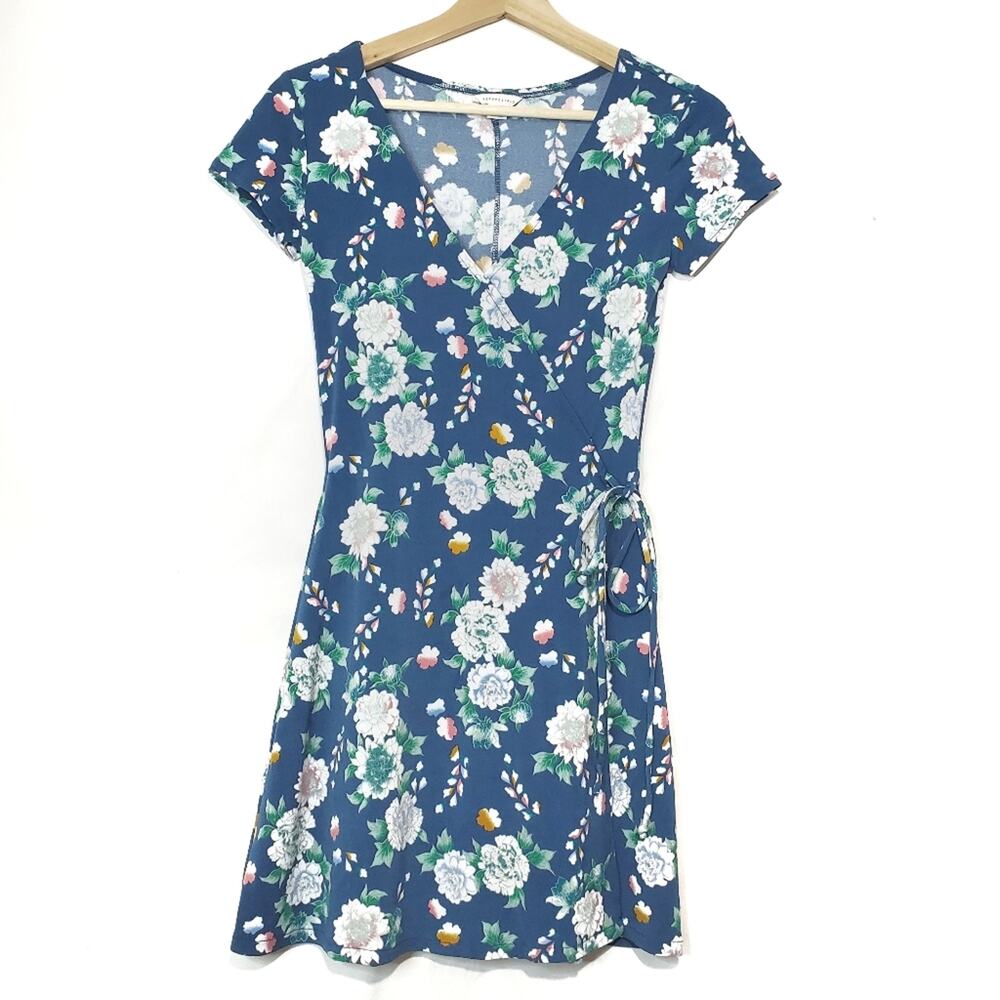 Aeropostale | Floral Faux Wrap Sundress Dress